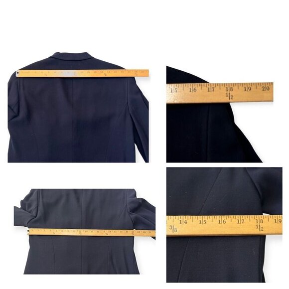 Vintage DKNY Navy Blue  Wool Blazer Jacket , size 8 - Picture 12 of 12